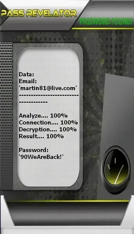 PASS REVELATOR en action